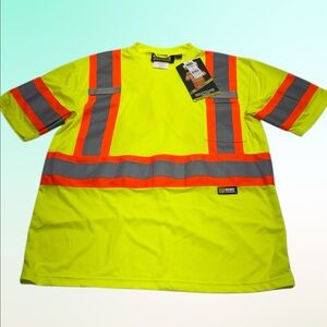 HOLMES WORKWEAR Men’s XL HI-VIS Shirt
